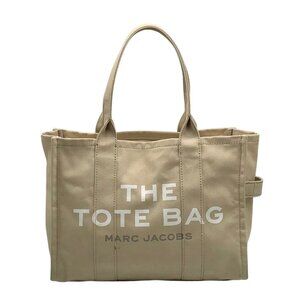 Marc Jacobs Beige Canvas Tote Bag